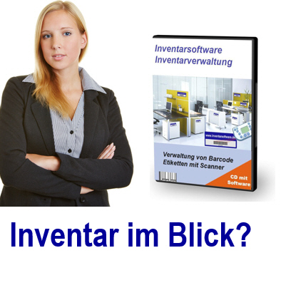 Software zur Bestandsaufnahme fr das Inventar.. Inventarerfassung