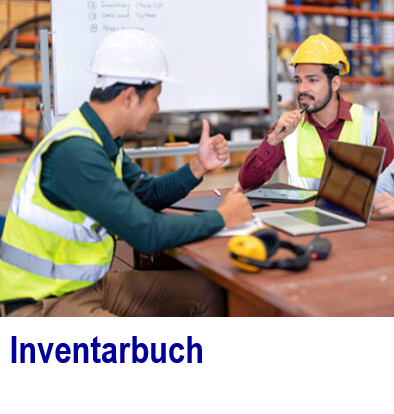 digitales Inventarbuch im Unternehmen Inventarbuch, Inventarverwaltung, Buch fr Inventar