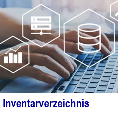 Inventarverzeichnis  im Betrieb. Software , Inventarverzeichnis, Verzeichnis