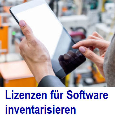 Lizenzen inventarisieren Lizenzen, Lizenz, Inventarisieren